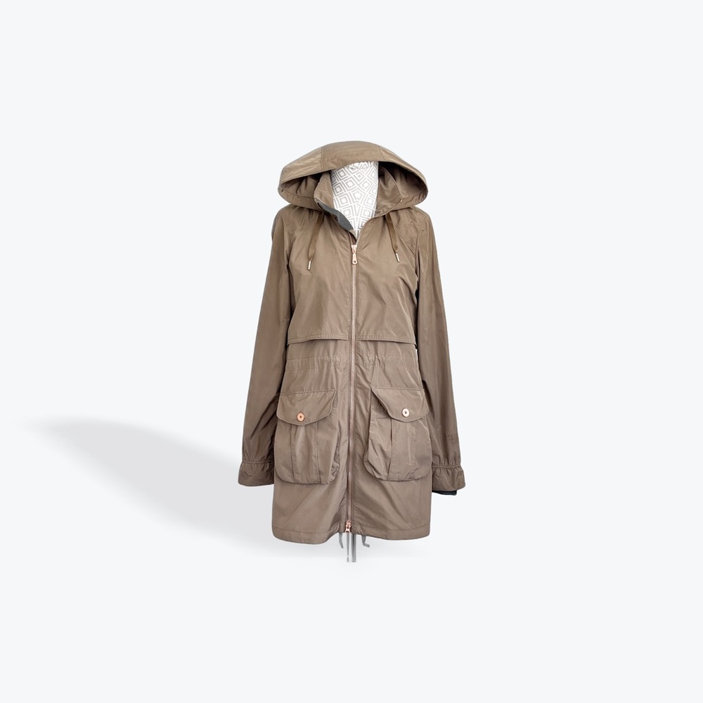 Mountain Hardwear Women's Hooded Trench Coat in Copper Brown